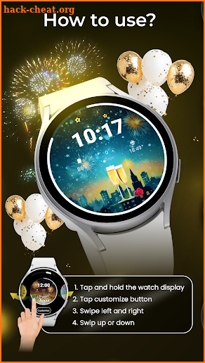 G061 Happy New year 2025 Watch screenshot