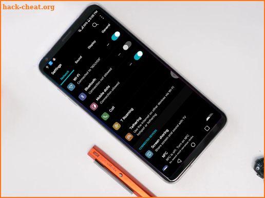 G7 Black Theme for LG V30 & G6 Oreo screenshot
