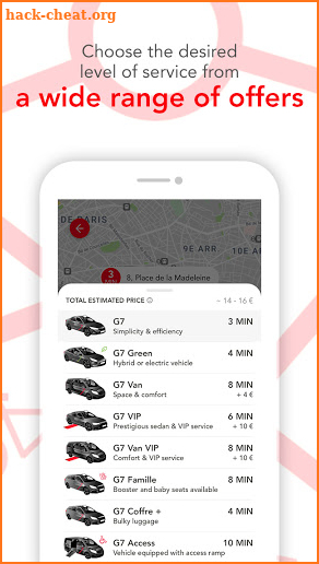G7 TAXI Personal - Paris screenshot