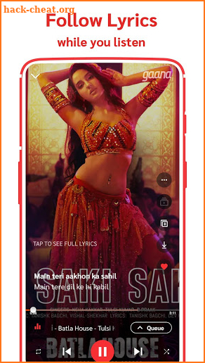 Gaana Lite Music MP3 App screenshot