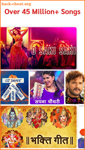 Gaana Lite Music MP3 App screenshot