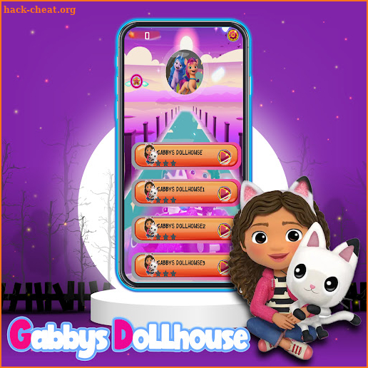 Gabbys Dollhouse Tiles Hop screenshot