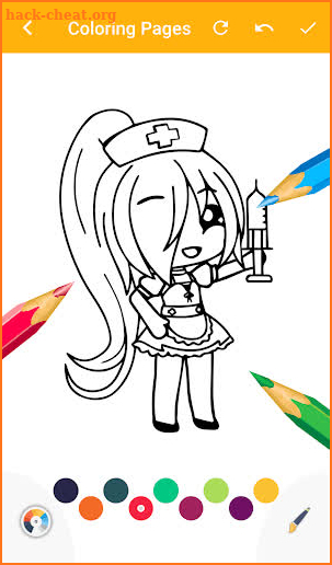 Gacha Coloring Book Game screenshot