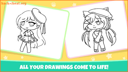 Gacha Life Coloring screenshot