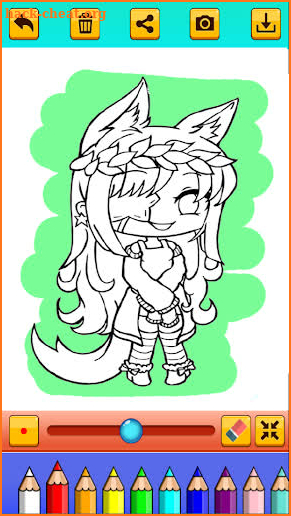 Gacha Life Coloring Pages screenshot