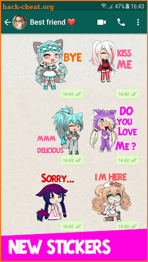 Gacha Life WaStickers 2019 - Stickers for whatsapp screenshot