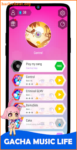 Gacha Music Life x Club Tiles screenshot