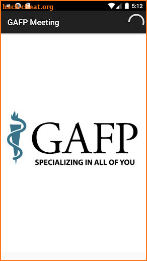 GAFP Meetings screenshot