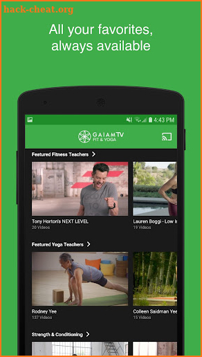 Gaiam TV Fit & Yoga screenshot