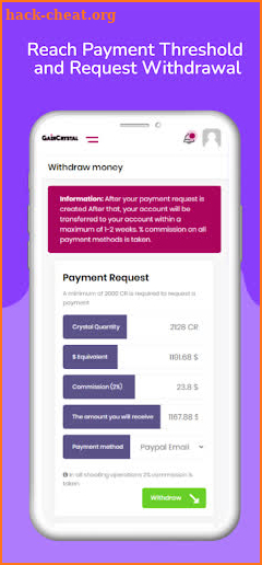 GainCrystal - Earn Money screenshot