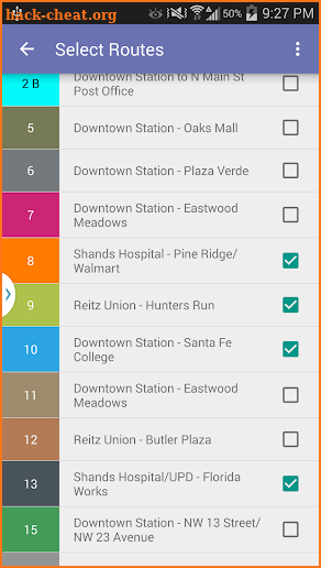 Gainesville Bus Tracker screenshot