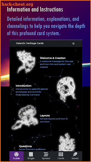 Galactic Heritage Cards screenshot