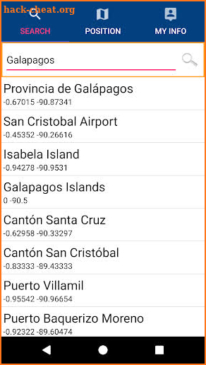 Galapagos Islands GPS Charts screenshot