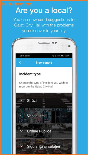 Galați City App screenshot