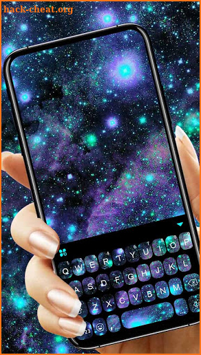 Galaxy 3D Keyboard Theme screenshot