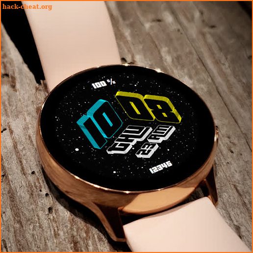 Galaxy 3D Time: Watch Face screenshot