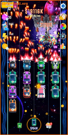 Galaxy Attack : Cars War screenshot