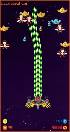 Galaxy Attack- Chiken Ladybug screenshot