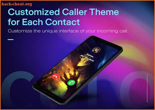 Galaxy Color Call ---- Call Flash Pro screenshot