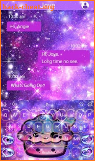 Galaxy Dessert Keyboard Theme screenshot