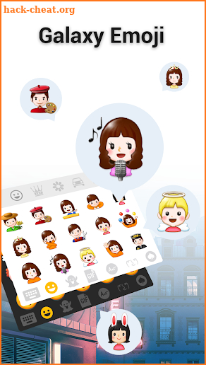 Galaxy Emoji - Emoji Keyboard screenshot