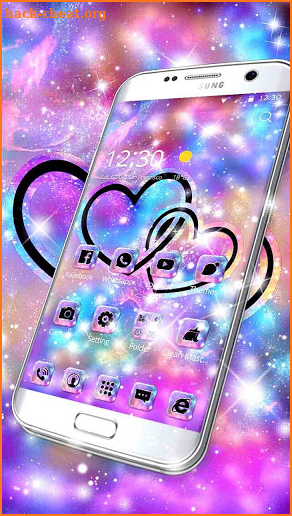 Galaxy Love Theme screenshot