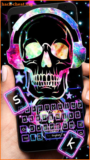 Galaxy Music Skull Keyboard screenshot