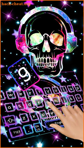 Galaxy Music Skull Keyboard screenshot