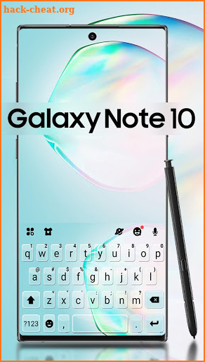 Galaxy Note 10 Keyboard Theme screenshot