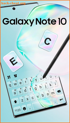 Galaxy Note 10 Keyboard Theme screenshot