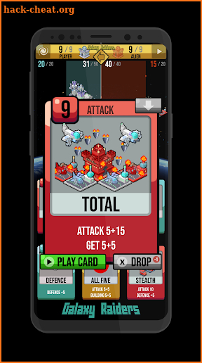 Galaxy Raiders - Space Card Game screenshot