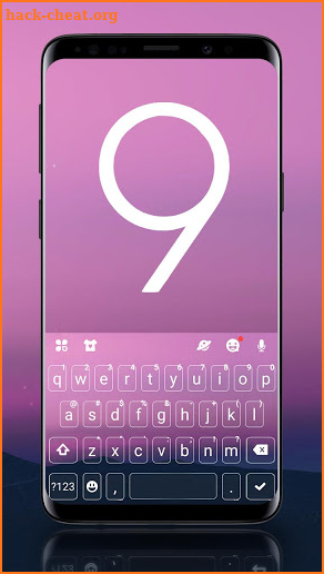 Galaxy S9 New Keyboard Theme screenshot