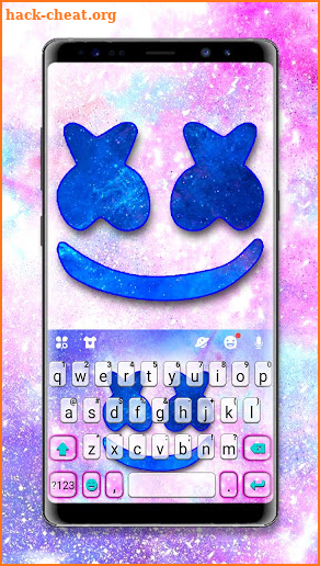 Galaxy Sky Dj Keyboard Theme screenshot