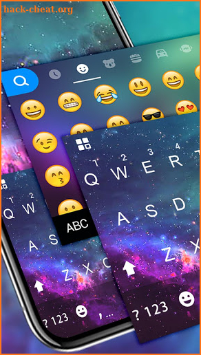 Galaxy Sky Keyboard Theme screenshot