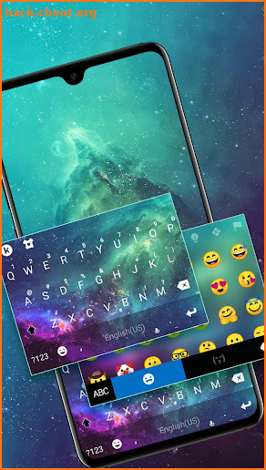 Galaxy Sms Keyboard Theme screenshot