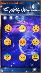 Galaxy Starry Sky Keyboard screenshot