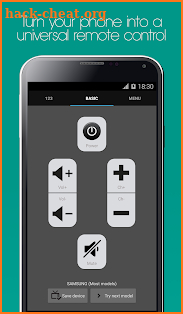 Galaxy Universal Remote screenshot