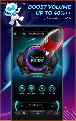 Galaxy Volume Booster – Volume Up, Sound Enhancer screenshot