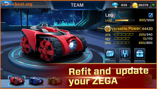 Galaxy ZEGA screenshot