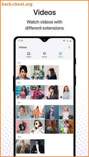 Gallery - photo & video player screenshot