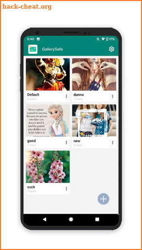 GallerySafe screenshot