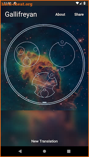 Gallifreyan Translator screenshot