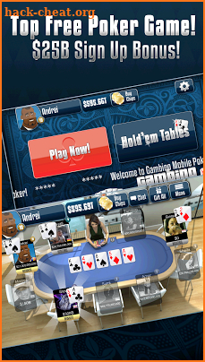 Gambino Poker screenshot