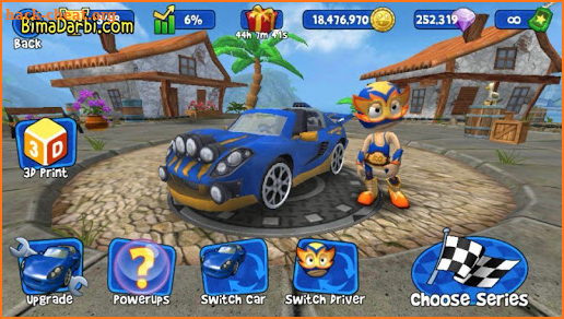 Game Beach Buggy Racing Lock Screen HD Wallpapers screenshot