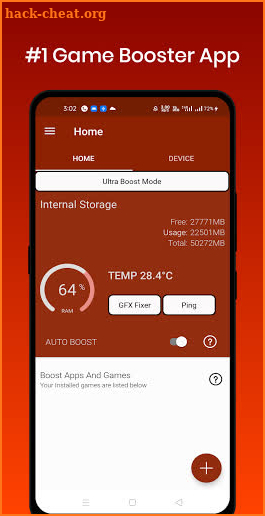 Game Booster Premium - Free Fire GFX & Lag Fixer screenshot