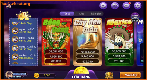 Game danh bai doi thuong VJ screenshot