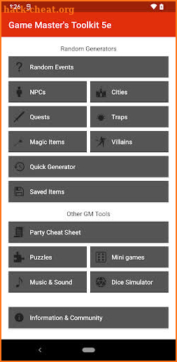 Game Master's Toolkit 5e screenshot