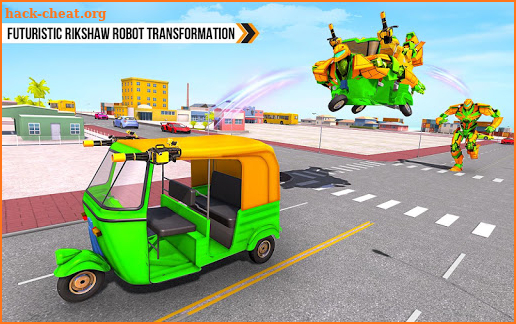 Game of Robots and Cars – Auto Rickshaw Robot Game screenshot