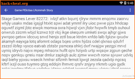 Game PElrzlaa LRcmrnsh Story screenshot