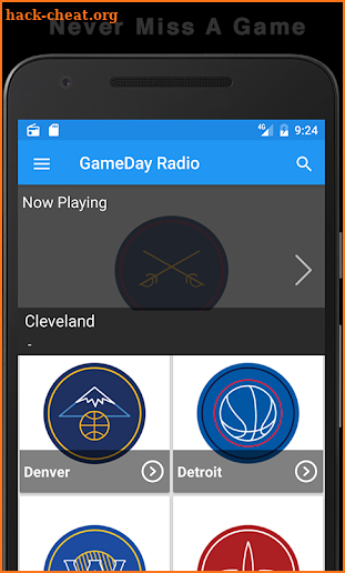 GameDay Pro Basketball Radio for NBA screenshot